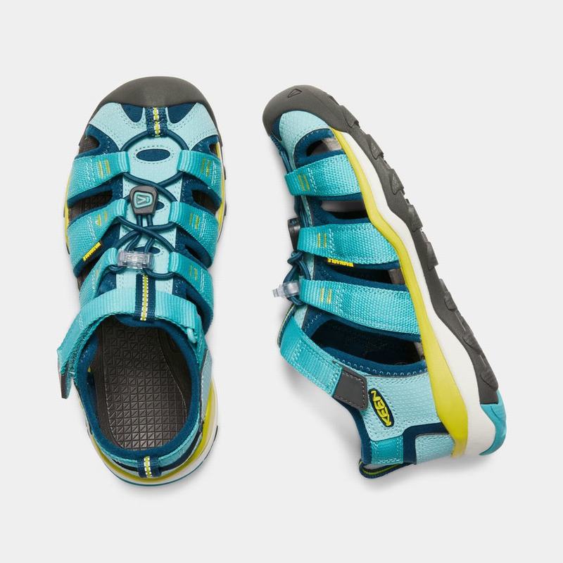 Keen Newport Neo H2 Kids Hiking Sandals Light Turquoise/Blue Outlet (8239-SETVU)